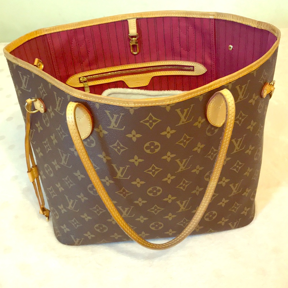 Louis Vuitton raspberry Neverfull !!!🍓🍓🍓